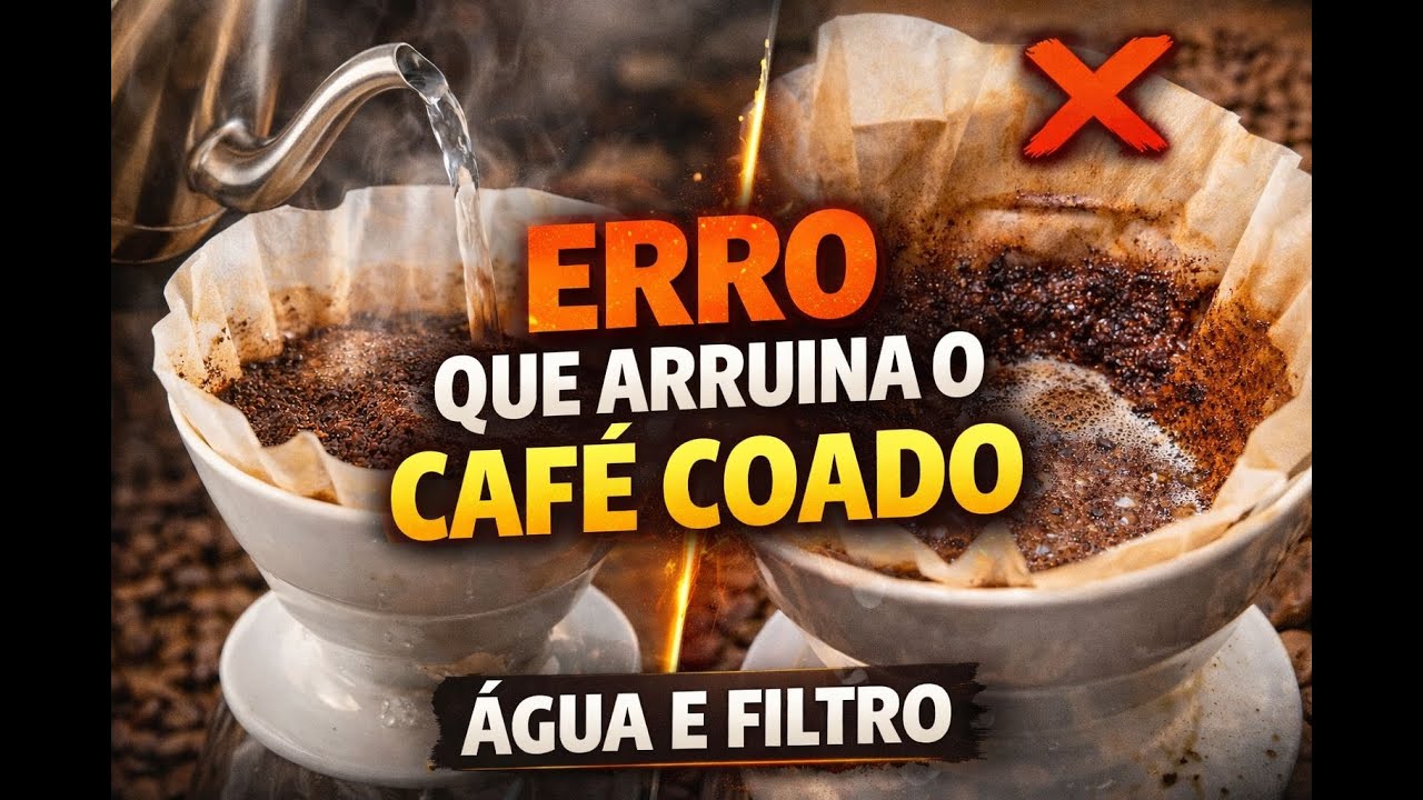 Seu Café Coado Está Errado Por Causa Disso (Água e Filtro)