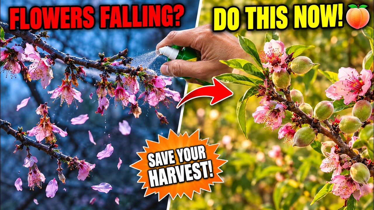 Peach Flowers Are Falling Off? Do THIS Immediately Before You Lose Your Entire Harvest