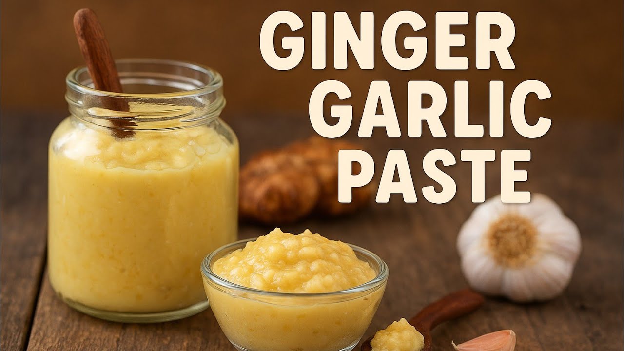 Homemade Ginger Garlic Paste | how to make ginger garlic paste | Ginger garlic Recipe 