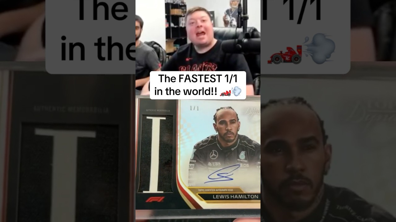 Found the 1/1 LEWIS HAMILTON! 🤯🔥 The FASTEST pull in the world! 🌎😉