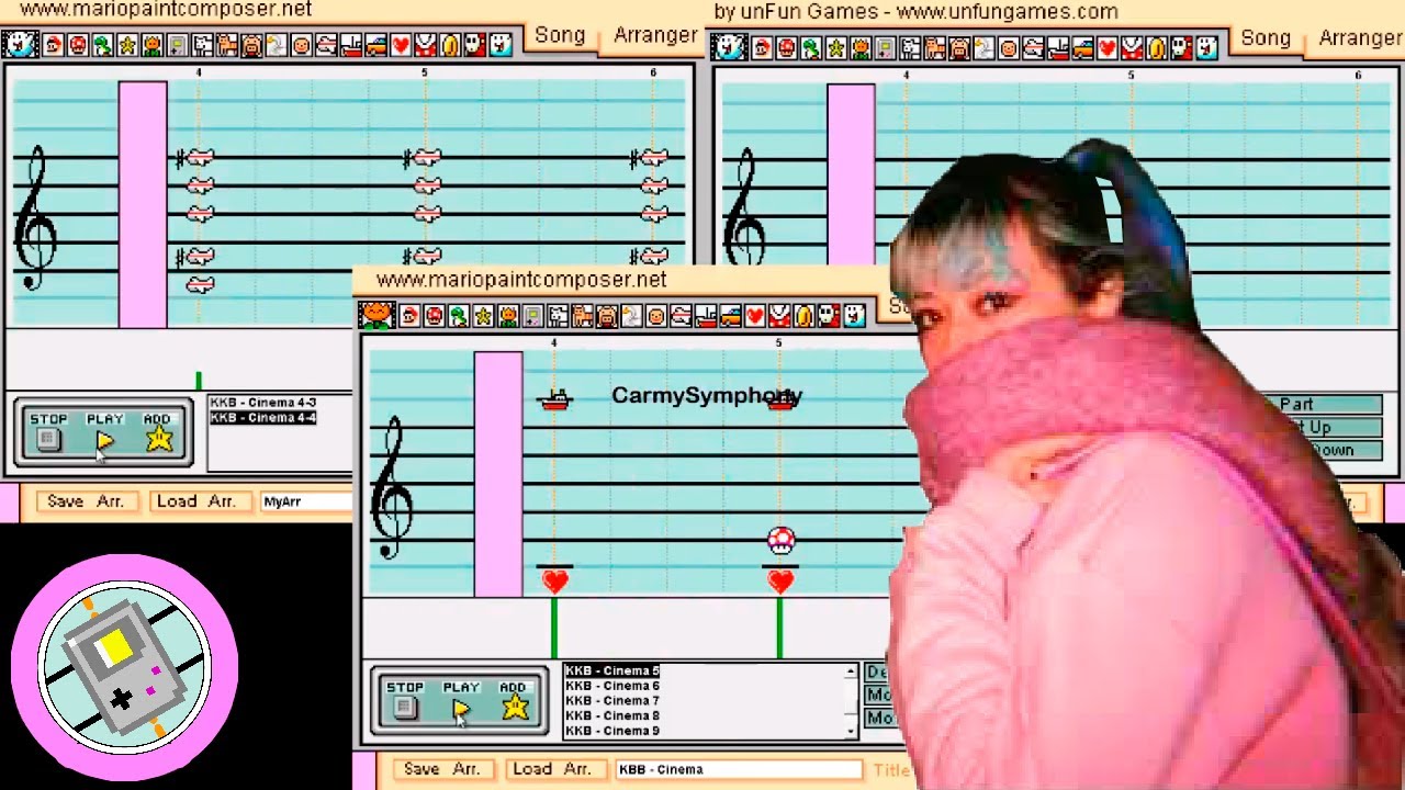 Cinema - Kero Kero Bonito | Mario Paint Composer