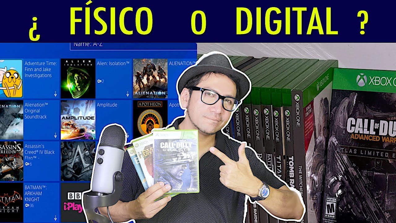 FÍSICO O  DIGITAL   ¿ Cuál es el mejor formato ?  🎮😮 || Jugamer