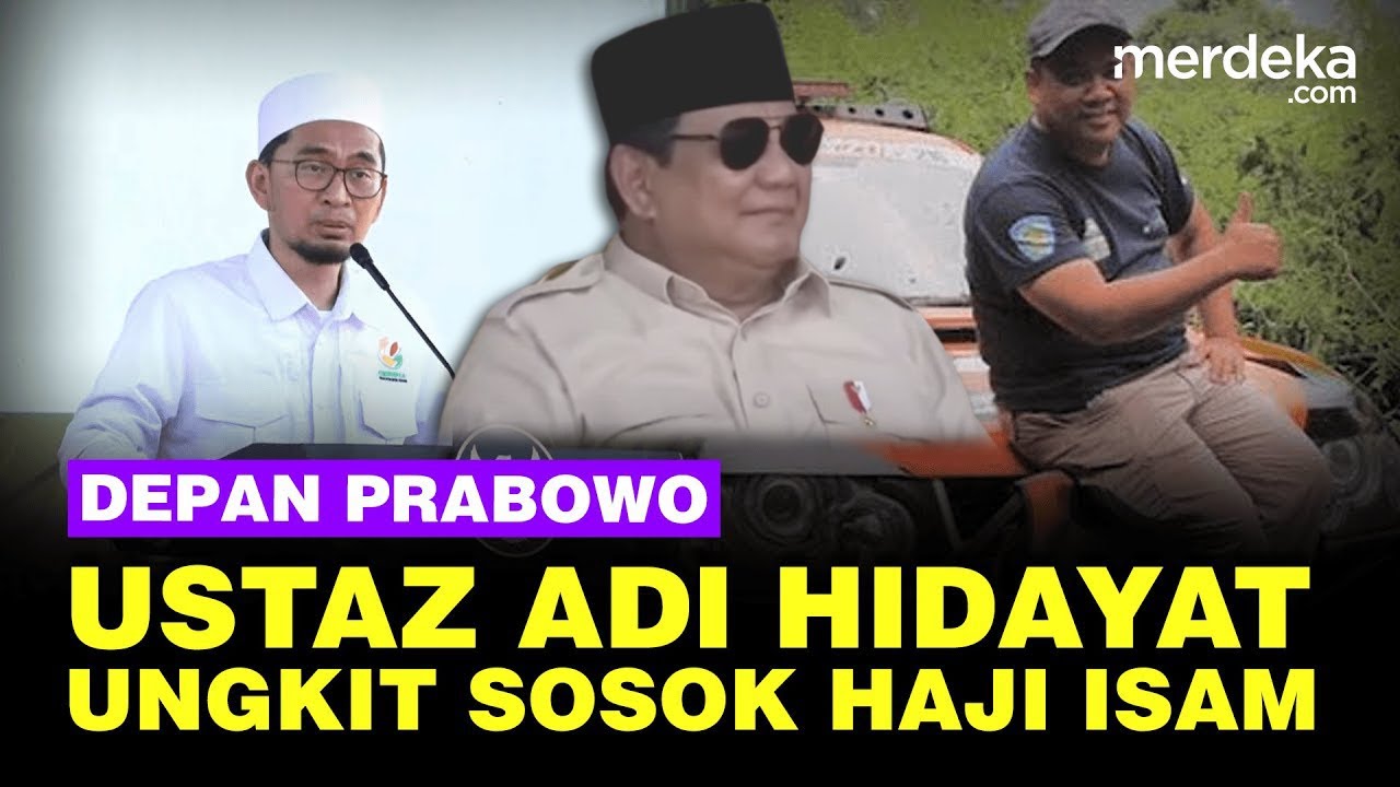 Bos Tambang Haji Isam Disinggung Ustaz Adi Hidayat Depan Prabowo, Ungkit Penanaman di Papua