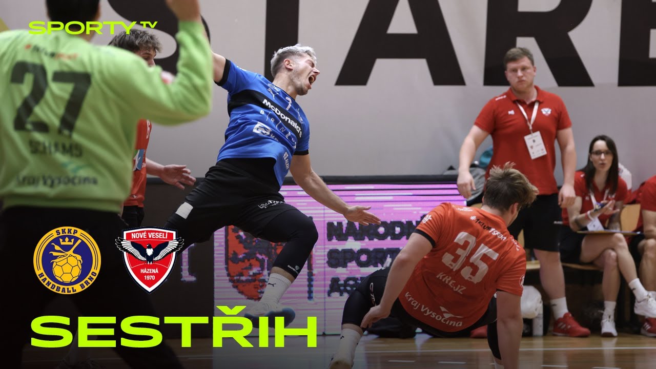 SKKP Handball Brno vs. TJ Sokol Nov&eacute; Vesel&iacute; 26:24 | Chance Extraliga | 2. kolo | SESTŘIH