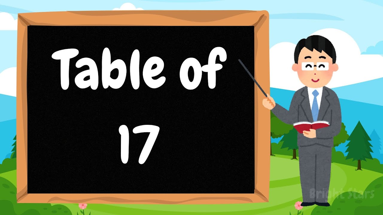Table of 17 | 17 Ka Table | 17 Ka Pahada | 17x1 se 17x10 Tak Ki Table