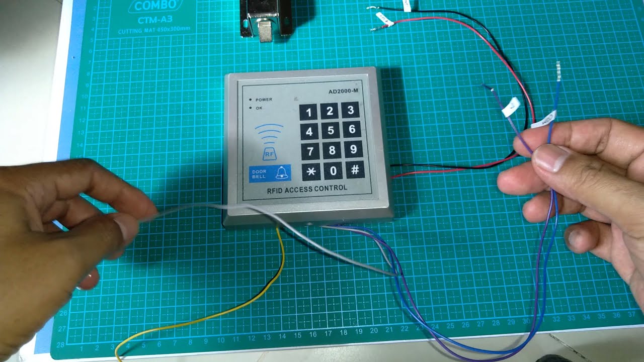 Wiring RFID Access Control AD2000-M