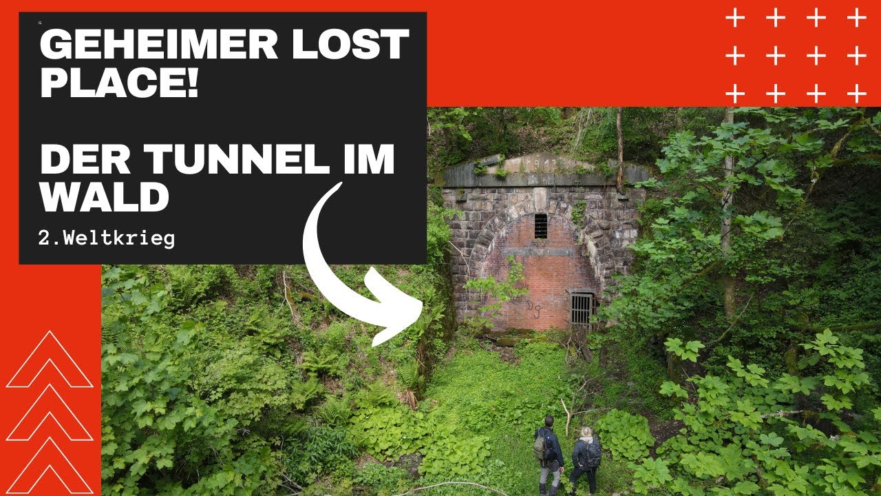 Secret Lost Place - Туннель в лесу ведет вглубь горы! Переселение Второй мировой войны?