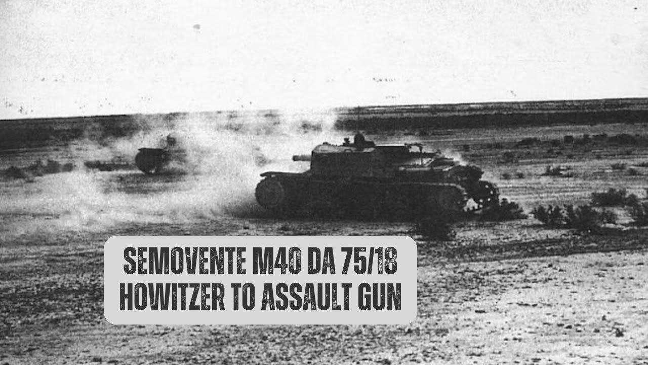 Итальянский StuG: гаубица Semovente M40 da 75/18