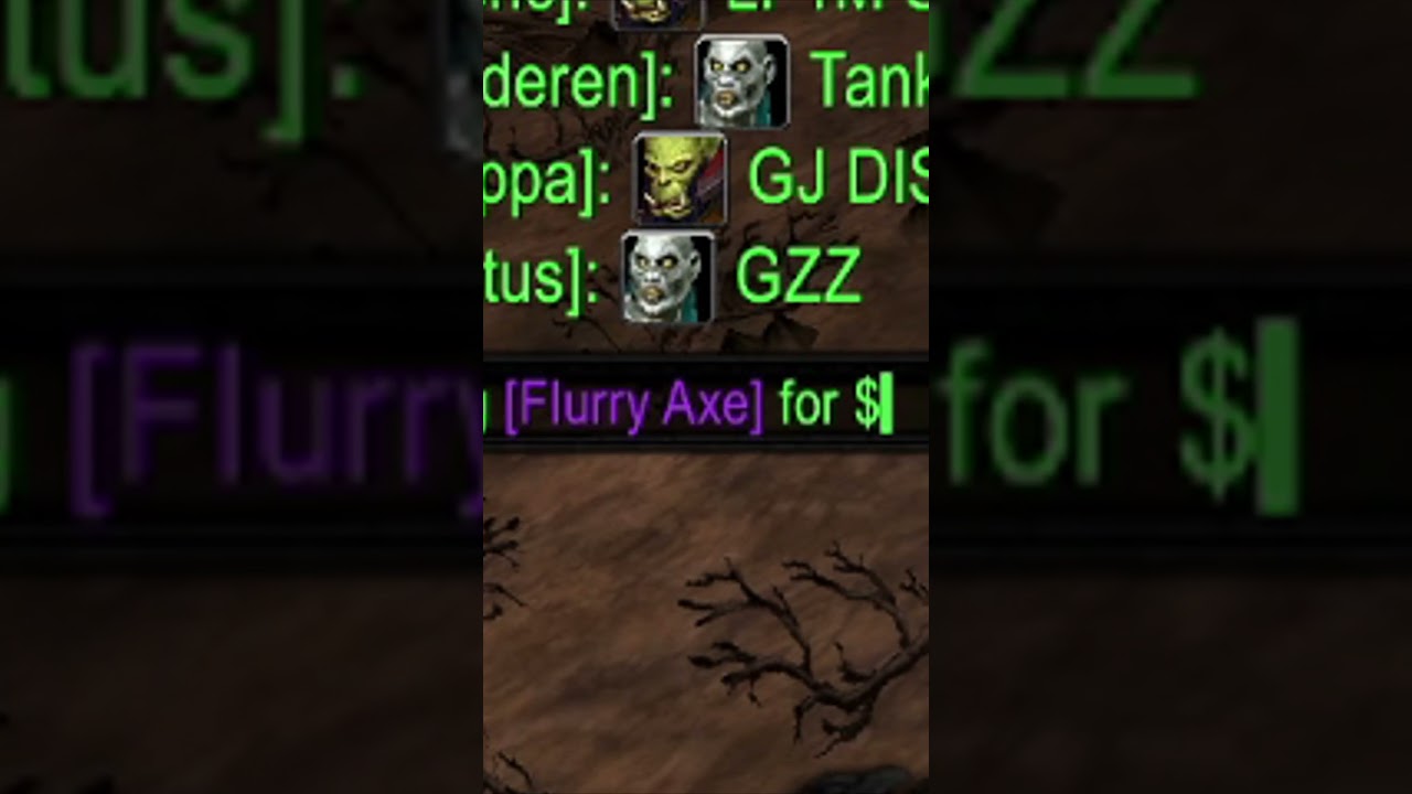 POV: You Find Flurry Axe in Hardcore WoW (OnlyFangs) #classicwow #wowclassic #worldofwarcraft