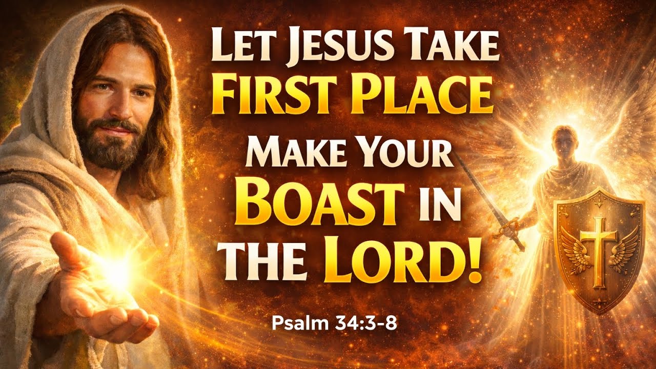 🔥Let Jesus Take First Place — Make Your Boast in the Lord! 🙌🛡️