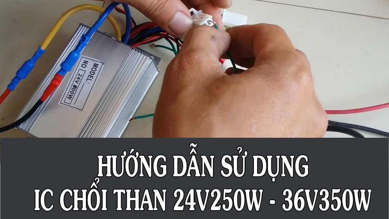 Hướng dẫn sử dụng bo điều khiển chổi than 24V500W - 36V500W | Xe Điện Thái Phong