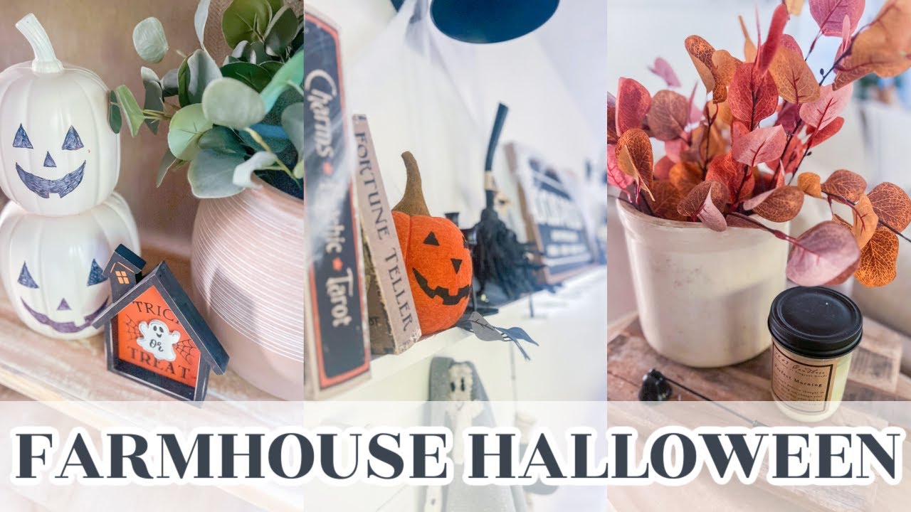 *NEW* FARMHOUSE HALLOWEEN DECORATE WITH ME // HALLOWEEN 2023 // CHARLOTTE GROVE FARMHOUSE