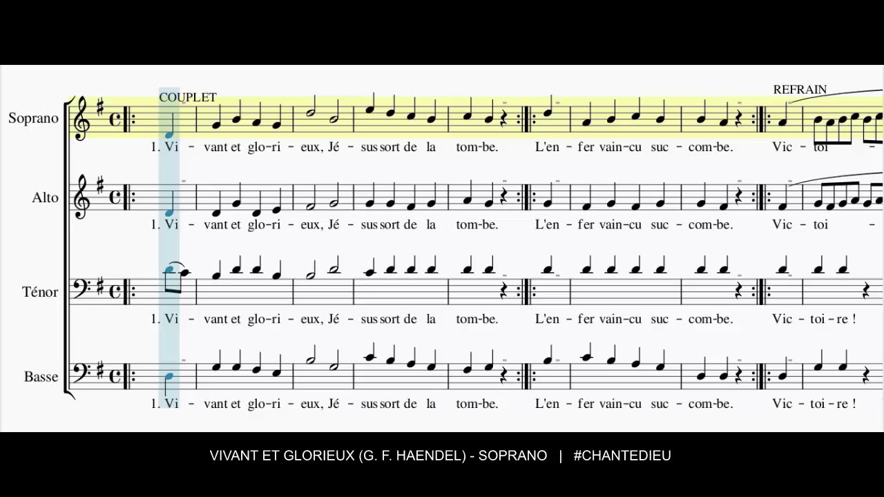 Vivant et Glorieux (G. F. Haendel) - Soprano