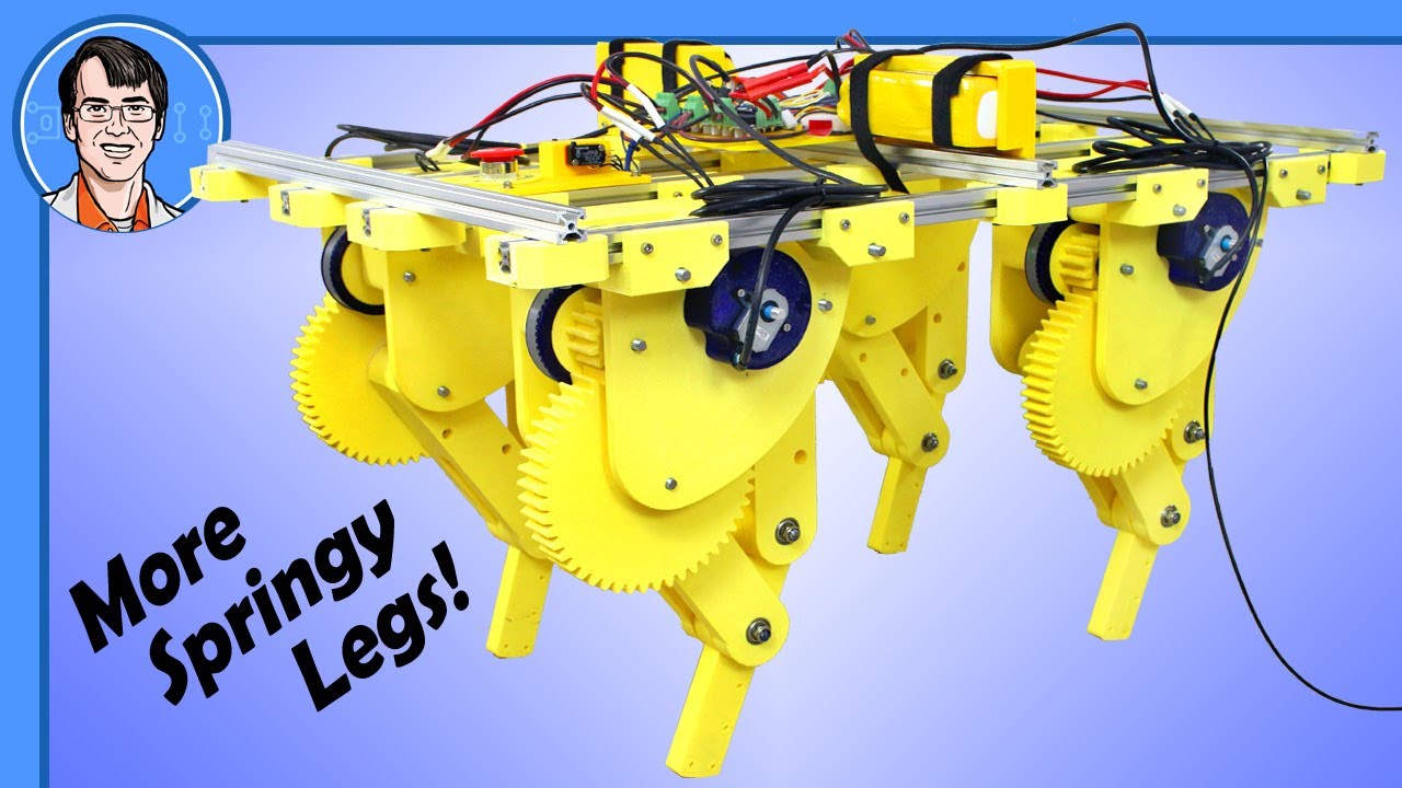 A Lighter More Powerful Test Robot Dog