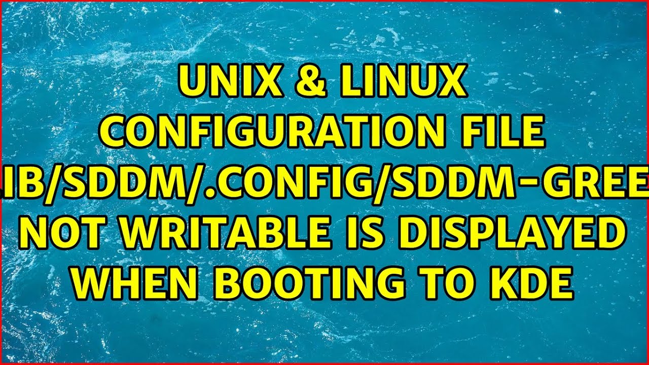Configuration file 