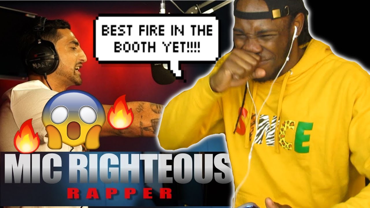 AMERICAN REACTS TO MIC RIGHTEOUS - FIRE IN THE BOOTH [UK RAP REACTION] [BEST I'VE HEARD SO FAR!!]