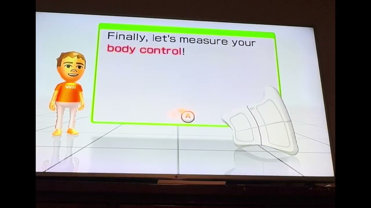 Wii Fit plus Body test 
