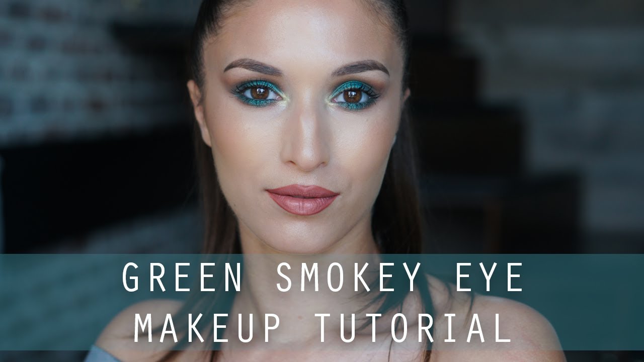 Makeup TUTORIAL | Green Smokey Eyes