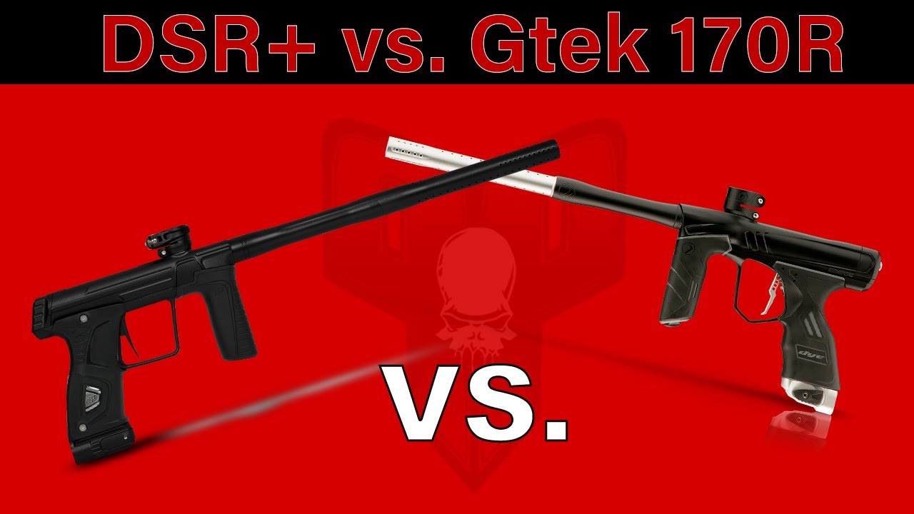 Dye DSR+ vs Planet Eclipse Gtek 170R Paintball Marker Comparison // Punisher's Paintball