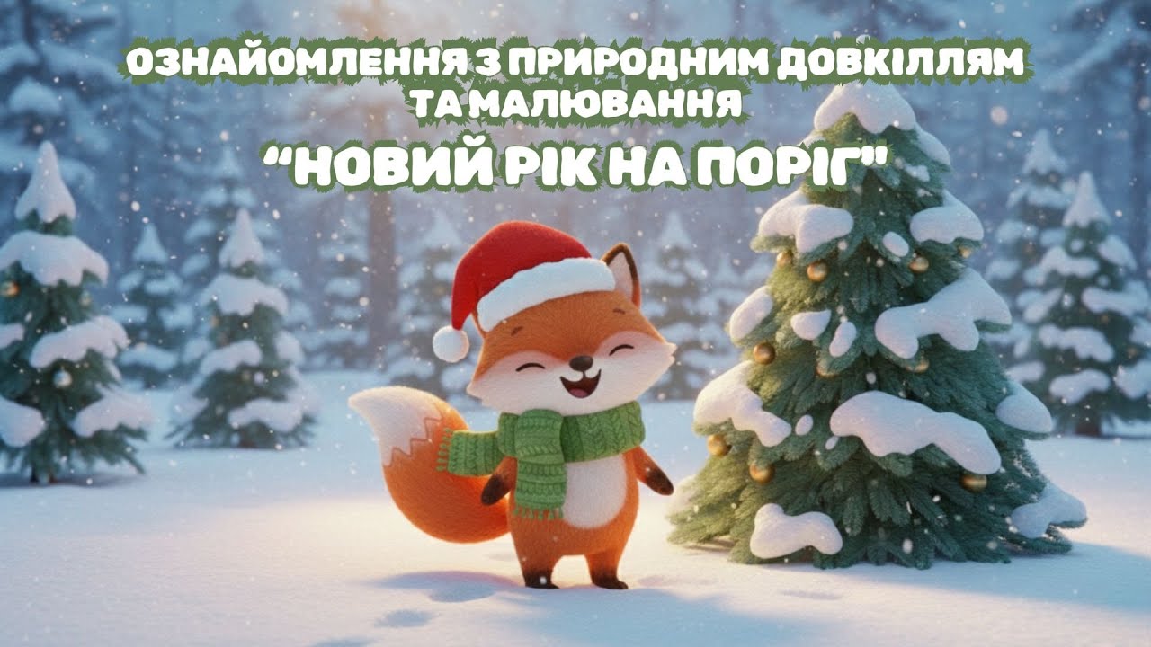 Ознайомлення з природним довкіллям та малювання 