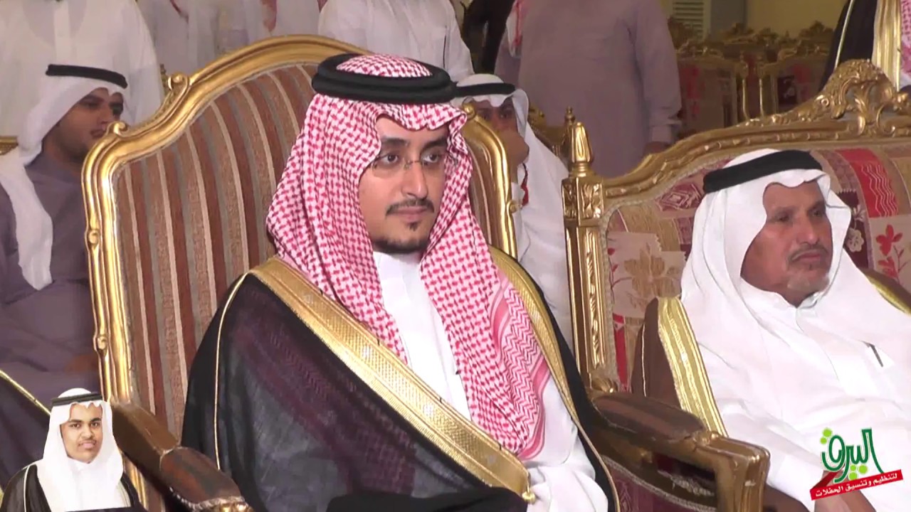 استقبال سمو الامير فيصل بن محمد بن سعد آل سعود والحفل الخطابي في حفل زواج الشاب سعود سعدالله الجامعي