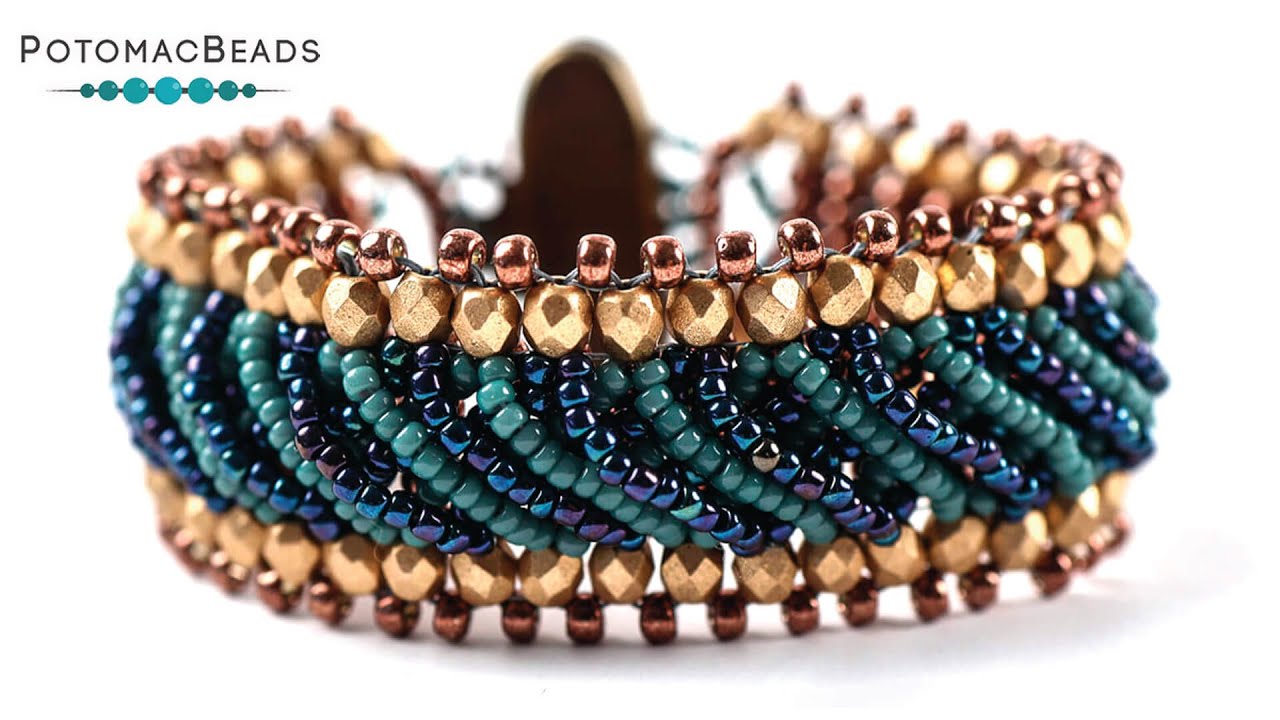 Shoelace Bracelet - DIY Jewelry Making Tutorial by PotomacBeads