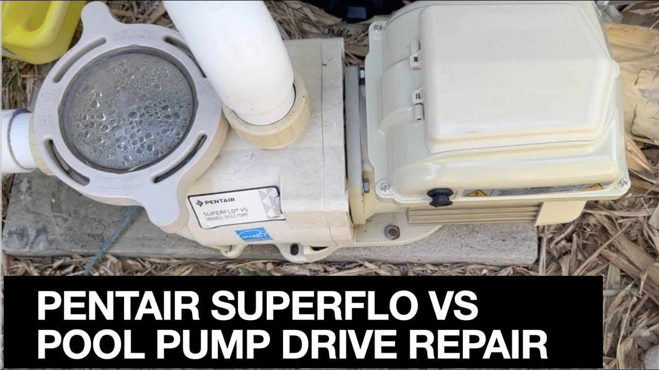 HOW TO FIX PENTAIR POOL PUMP! Install Pentair SuperFlo VS Drive Cover & Keypad 342001 353127 Repair