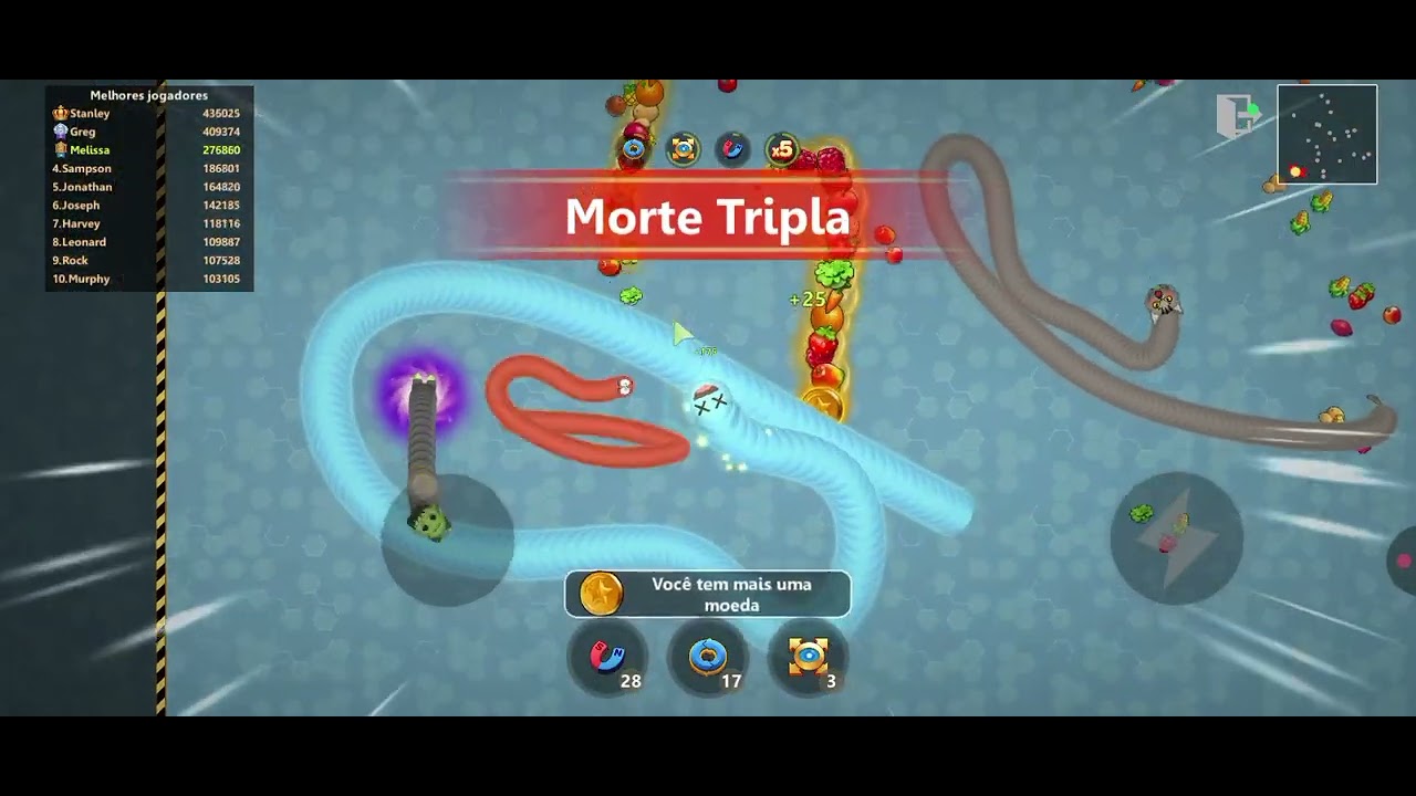 Jogo da cobrinha muito divertido 