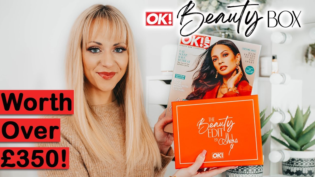 Unboxing The Limited Edition Ok! Beauty Edit By Alesha Dixon - Worth £350+! *Full Spoilers & Review*