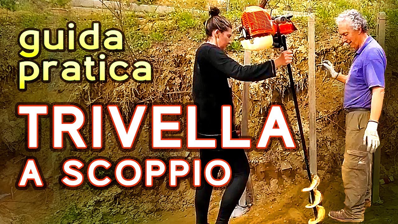 Trivella a Scoppio: Utilizzo con Facilità per Progetti Fai da Te!