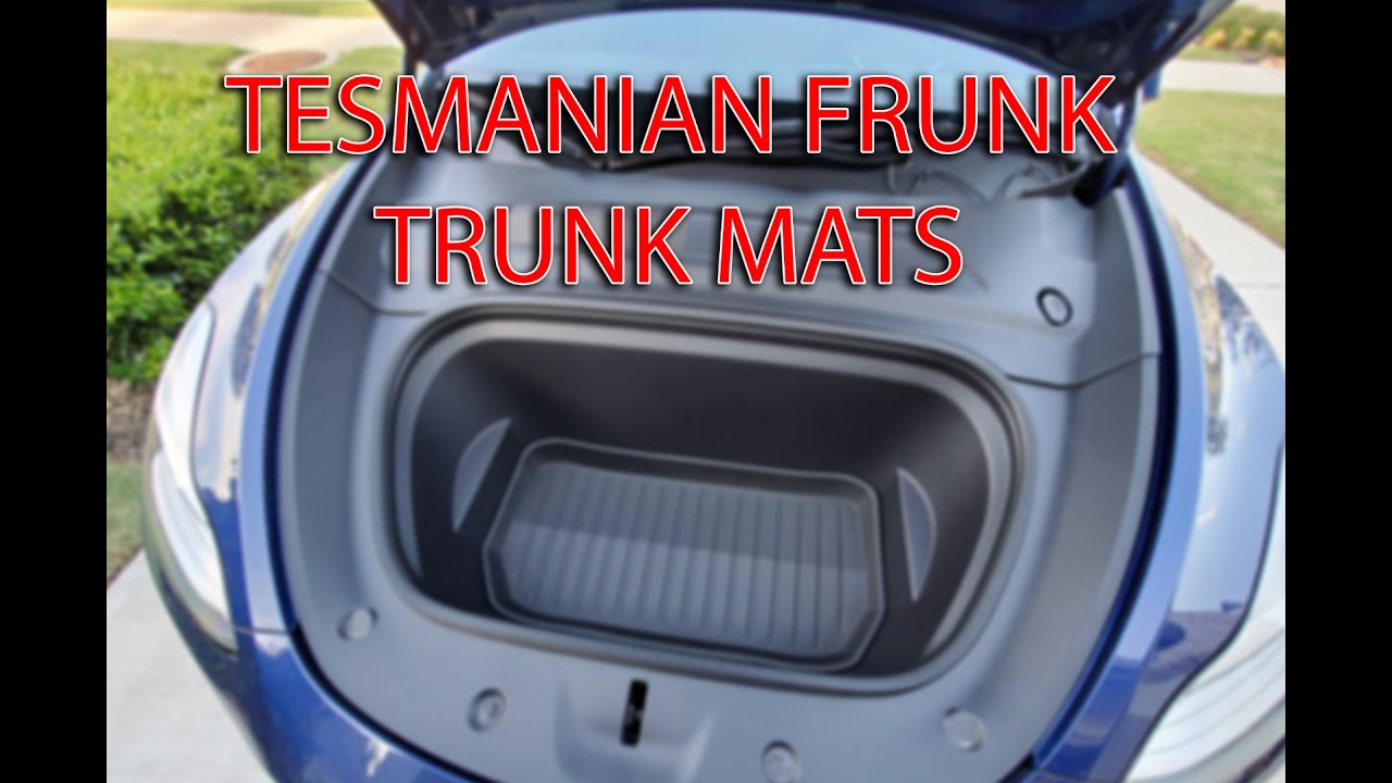 Tesmanian All Weather Mats Frunk and Trunk - Tesla Model Y / Model 3 / Model S / Model X