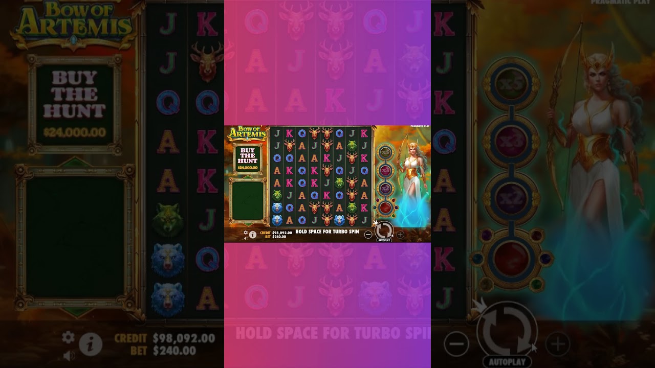 🦌🐺🎰Bow of Artemis Slot by Pragmatic Play - Gameplay