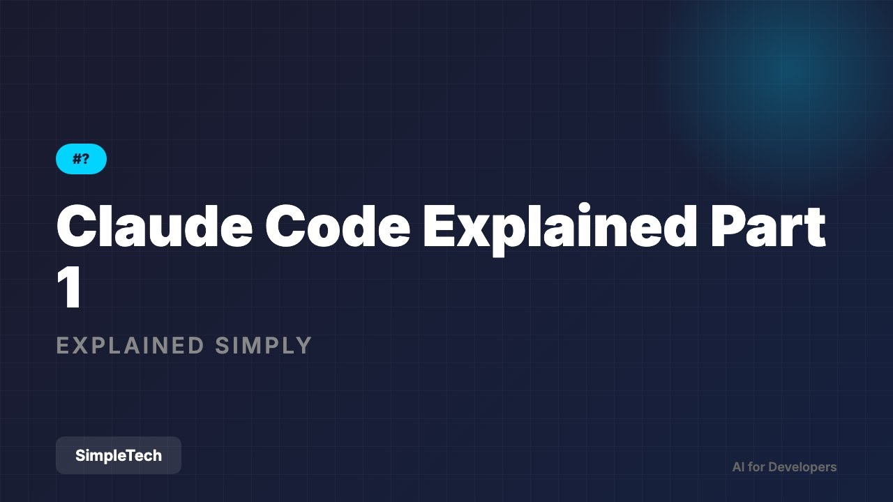 Claude Code Explained Part 1 - Core Features (Agents, Tools, MCP)