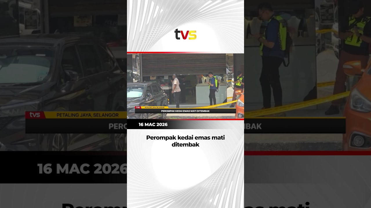 Perompak kedai emas mati ditembak