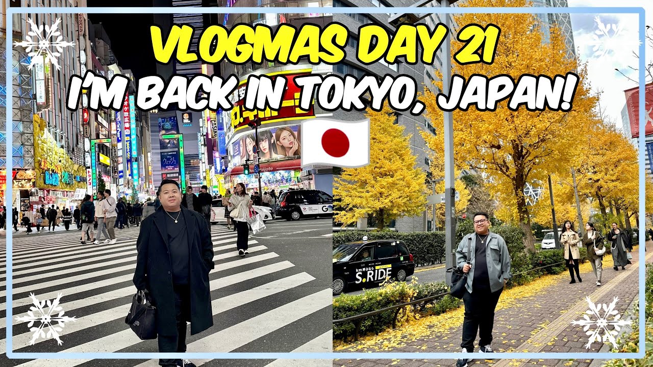 Back in Tokyo, Japan! Walking around Ginza, Shinjuku, and Donki Shopping! 🇯🇵❄️ | Jm Banquicio