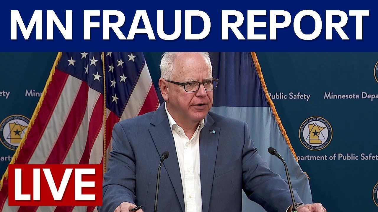 LIVE | MN fraud report: Gov. Walz responds to report of fraud issues