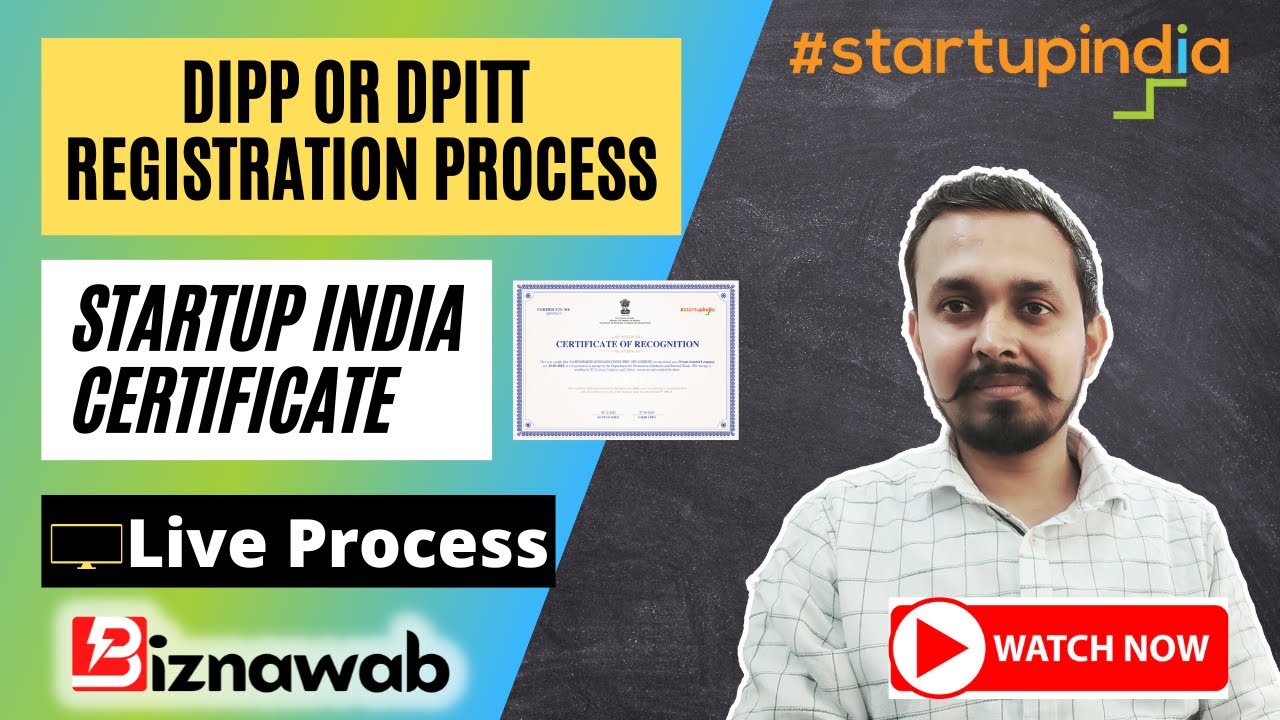 Startup India Certificate | How to Get Startup India Recognition in Hindi | Biznawab #startupindia