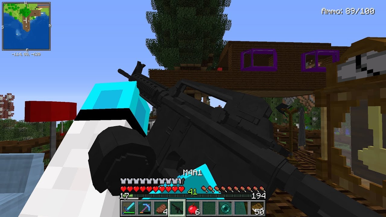 Sezon 9 Minecraft Modlu Survival Multi Bölüm 14 - Silah Yaptık