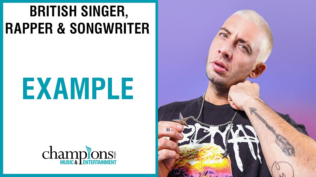 Hire Example | British Singer & Rapper | Contact Agent