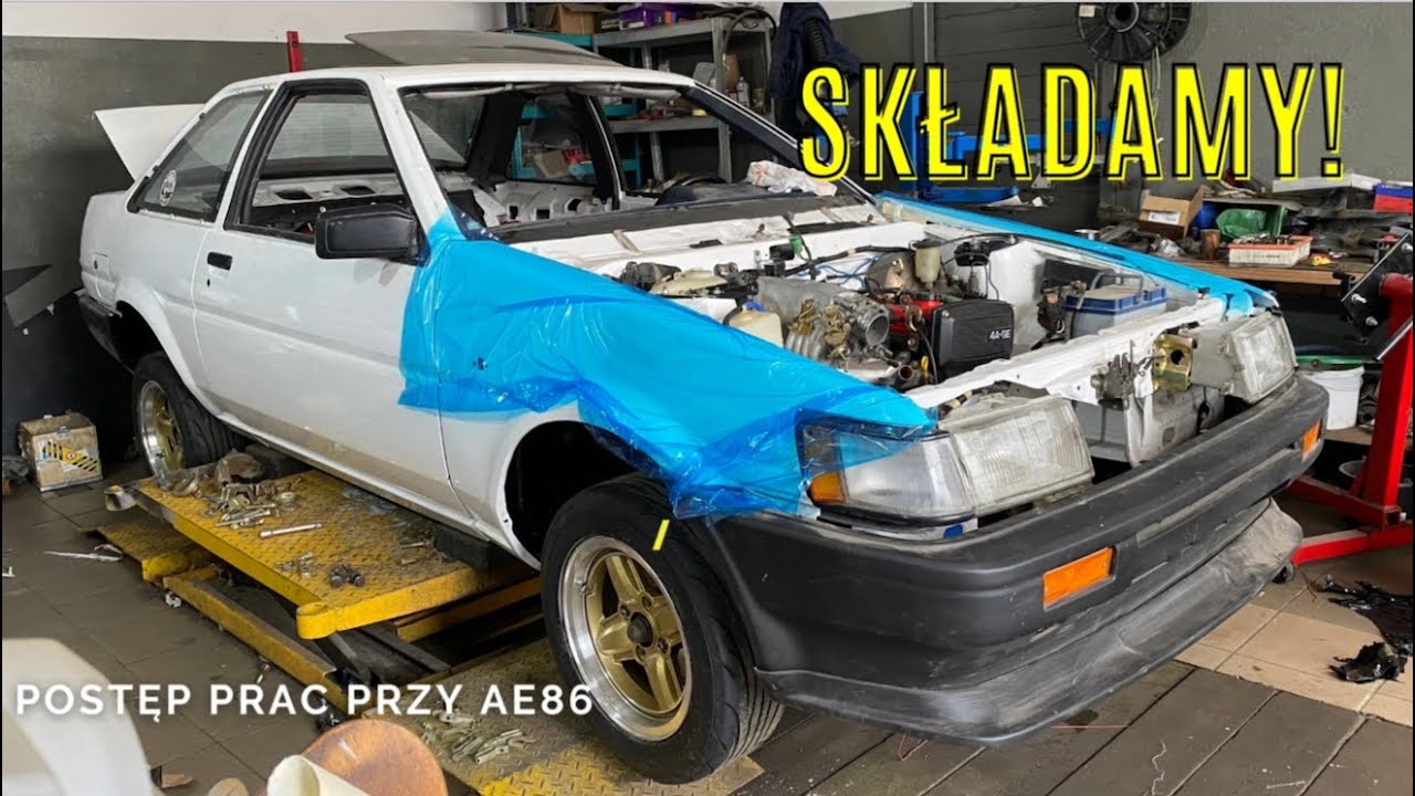 Toyota AE86 ma wreszcie silnik!