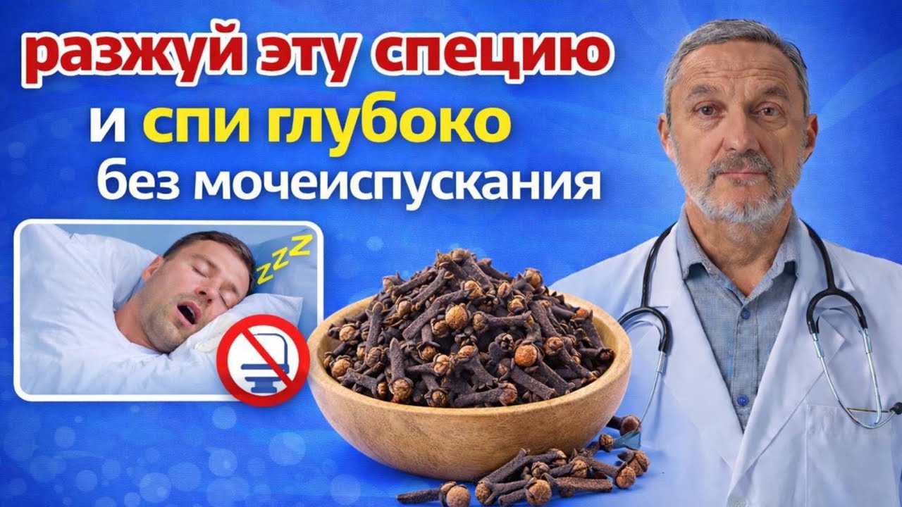 Жуйте эту специю 60 секунд — и спите всю ночь, не вставая в туалет!