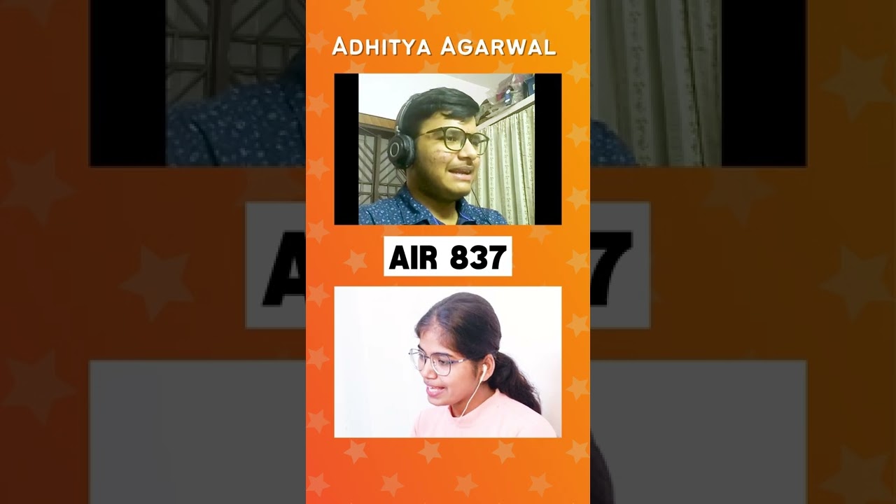 Doing the same book for 10 Times? | AIR 837 | Topper's Interview #viral #yshorts #iit #iitjee