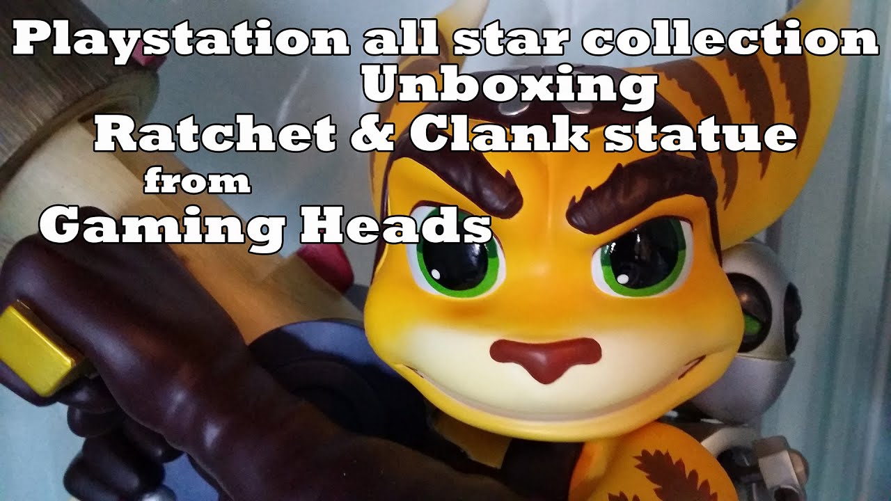 Ratchet and Clank statue unboxing and overview from Gaming Heads, Playstation all Stars Collection