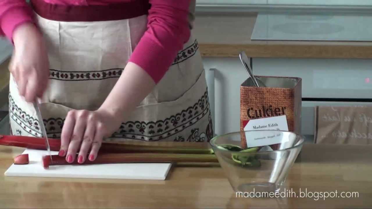 Muffiny z rabarbarem - Madame Edith