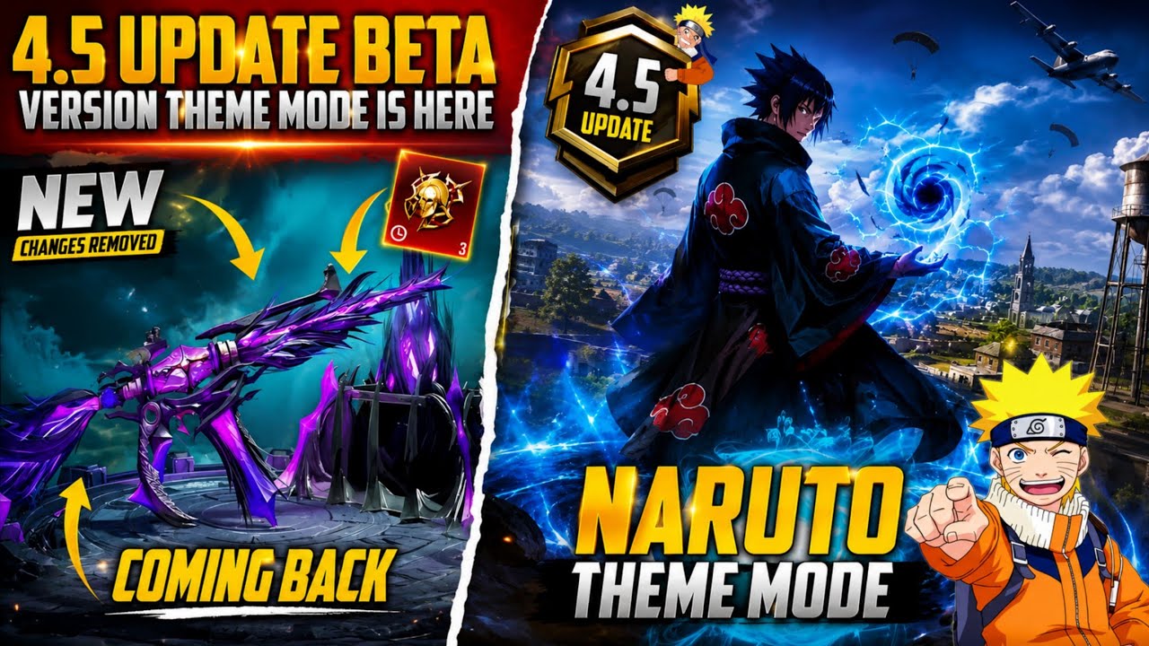 Shinobi M416 For 3 Mythic Jim&rsquo;s | New Gun Changes And New Theme Mode 4.5 Beta Version Is Here |PUBGM