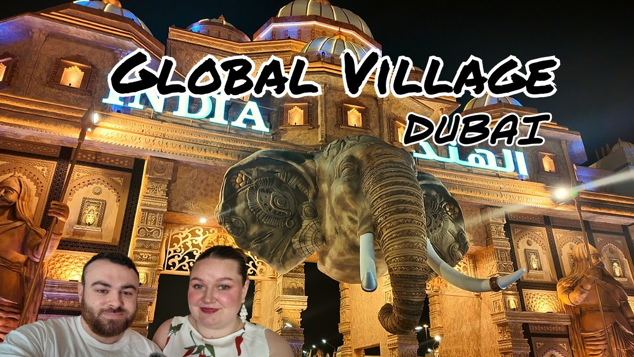 Dubai trip - Visiting Kite beach and eating around the world at Global Village! - Dubai Part 2