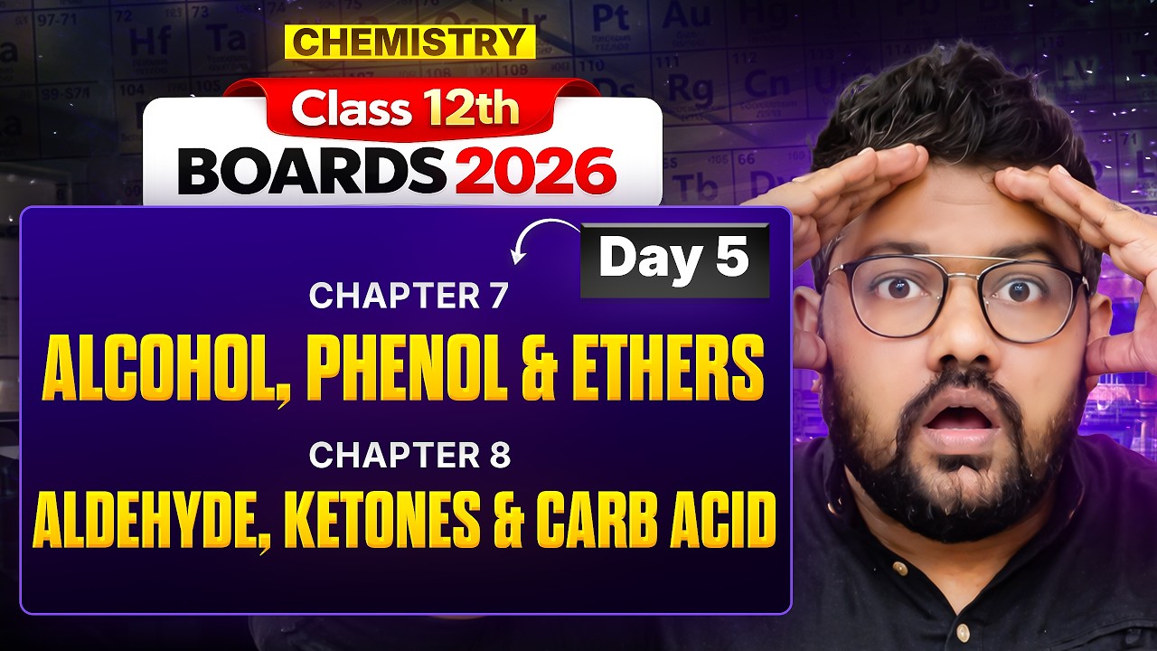 Class 12th Chemistry Complete Revision Day 5⚡ | Most Important Questions |