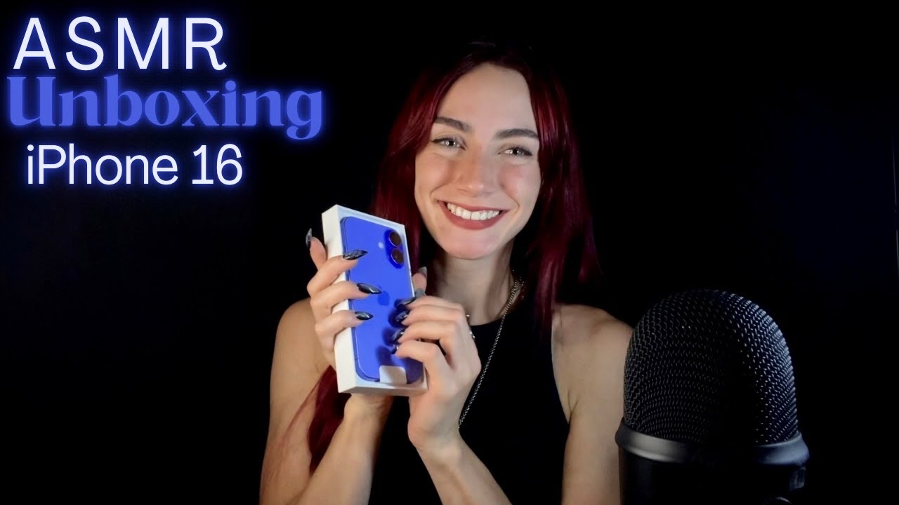 iPhone 16📱ASMR ᶻ 𝗓 𐰁🎧 SONIDOS RELAJANTES(mucho tapping)