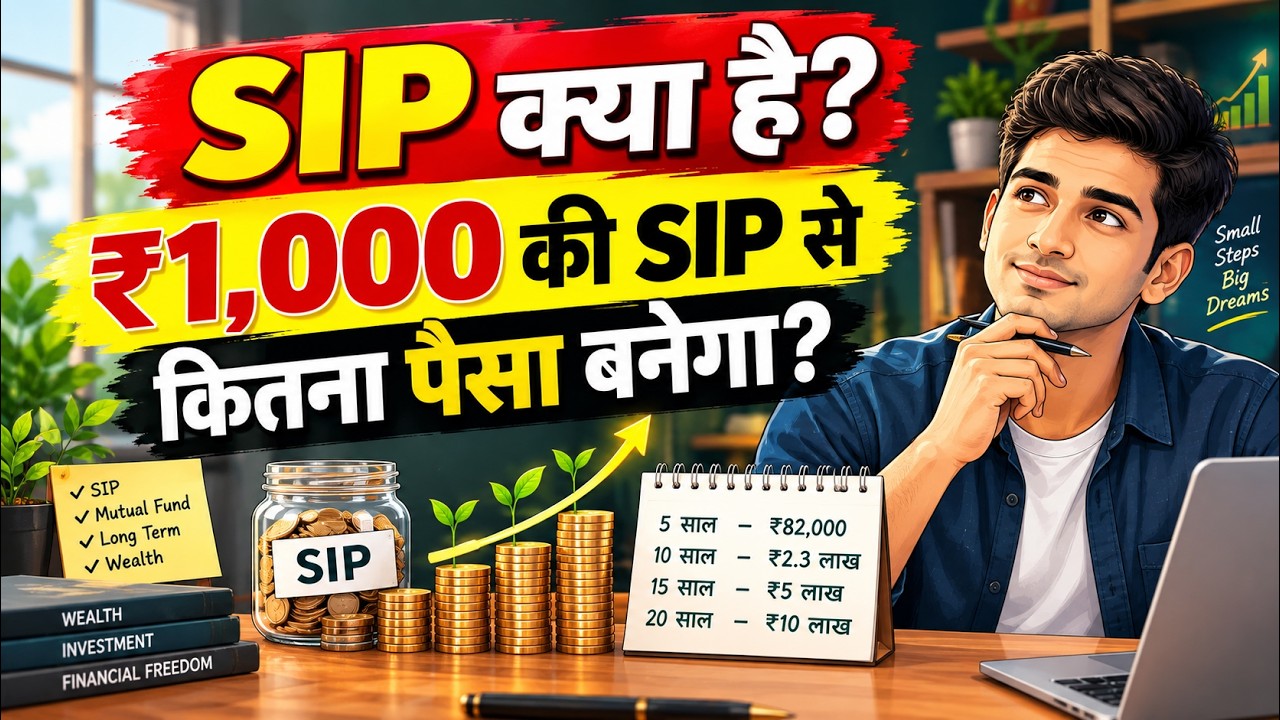 SIP Investment in Hindi | SIP कैसे शुरू करें? ₹1,000 से Investment की पूरी जानकारी