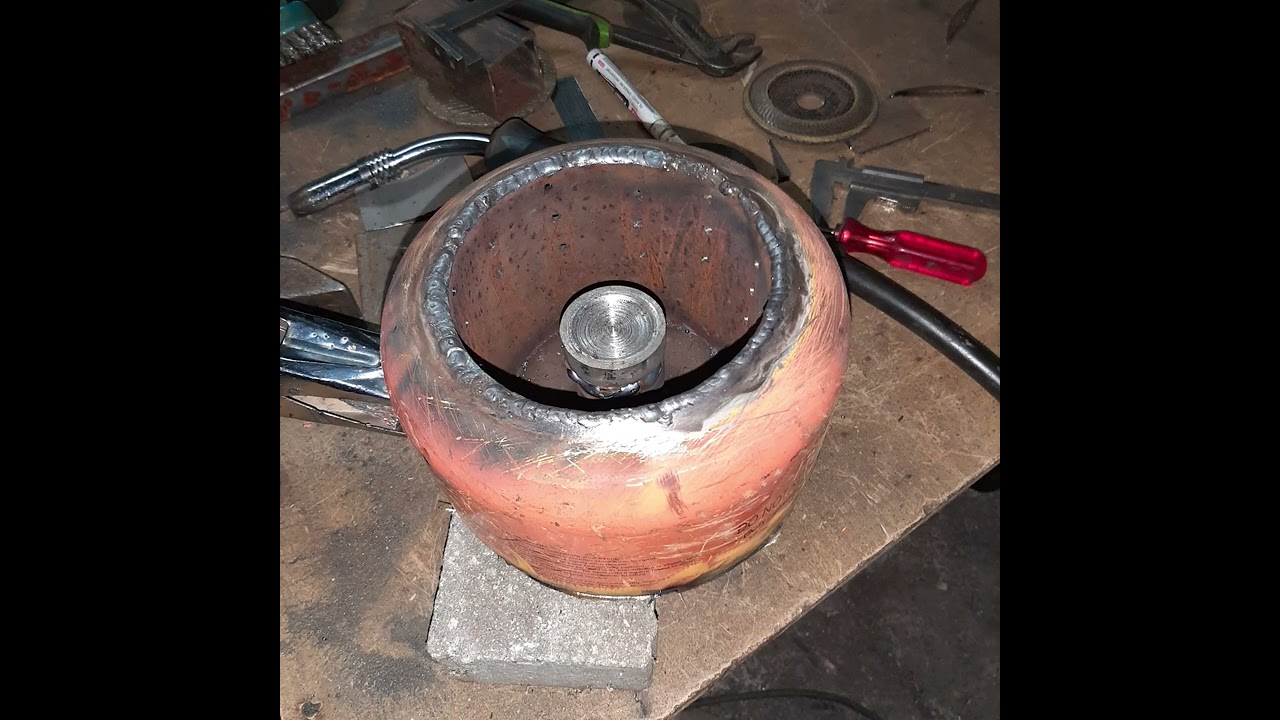 Piec olejowy warsztatowy I Workshop oil furnace build
